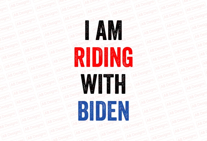 I am riding with biden T-Shirt Design