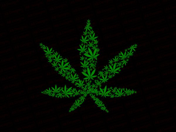 Weed t-shirt design