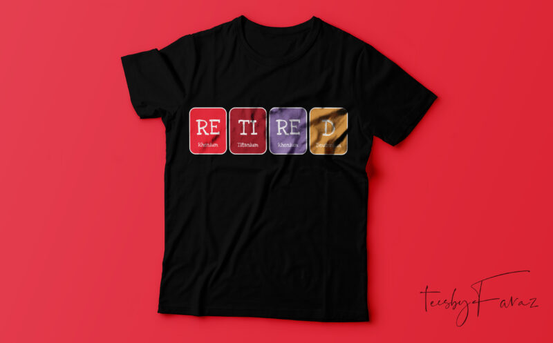 Pack of 50 Periodic table T shirt designs Volume II (Colored)