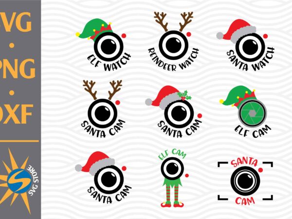 Download Santa Cam Svg Png Dxf Digital Files Include Buy T Shirt Designs 3D SVG Files Ideas | SVG, Paper Crafts, SVG File