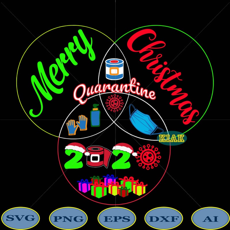 Download Quarantine Christmas 2020 t shirt template vector ...