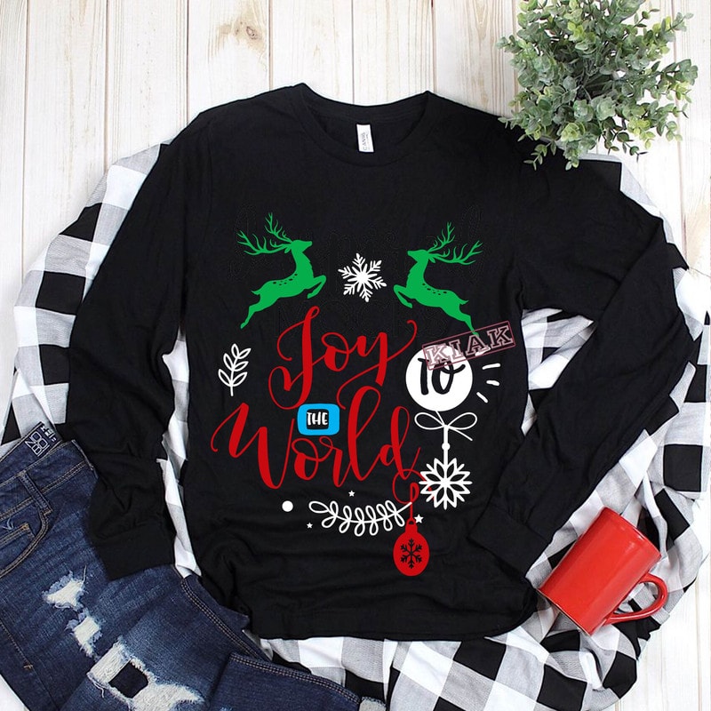 Free Joy to the world t shirt template vector, merry christmas, christmas, christmas 2020 svg, funny christmas 2020, christmas quote vector, noel scene svg, merry christmas vector, santa vector