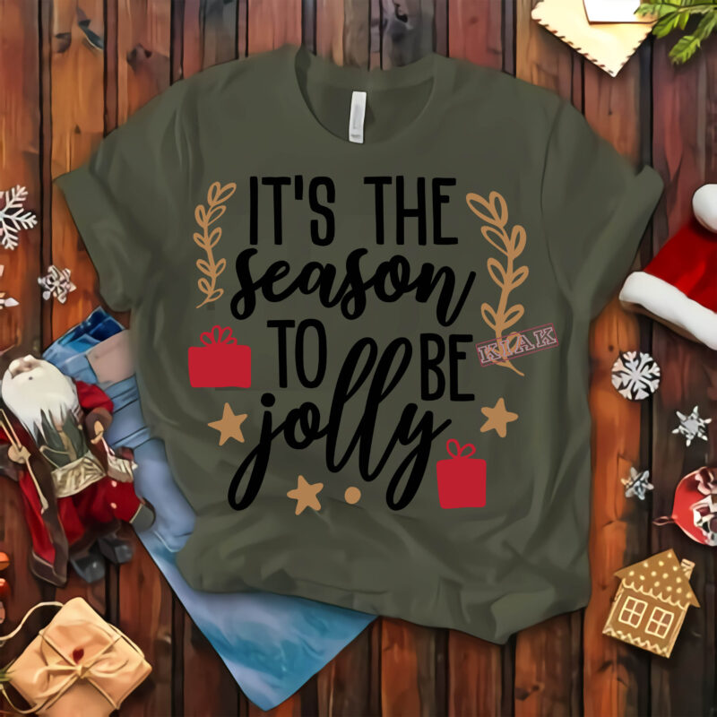 It's the season to be jolly vector, Season to be jolly christmas t shirt template vector, Merry Christmas, Christmas, Christmas 2020 Svg, Funny Christmas 2020, Merry Christmas vector, Santa vector,