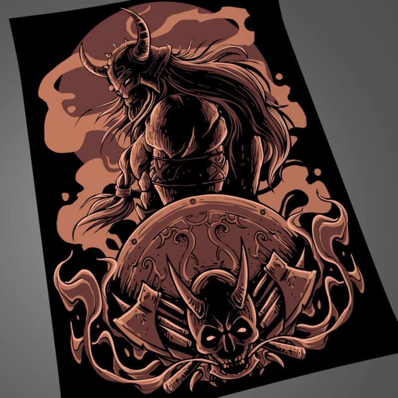 The Viking Lords tshirt design