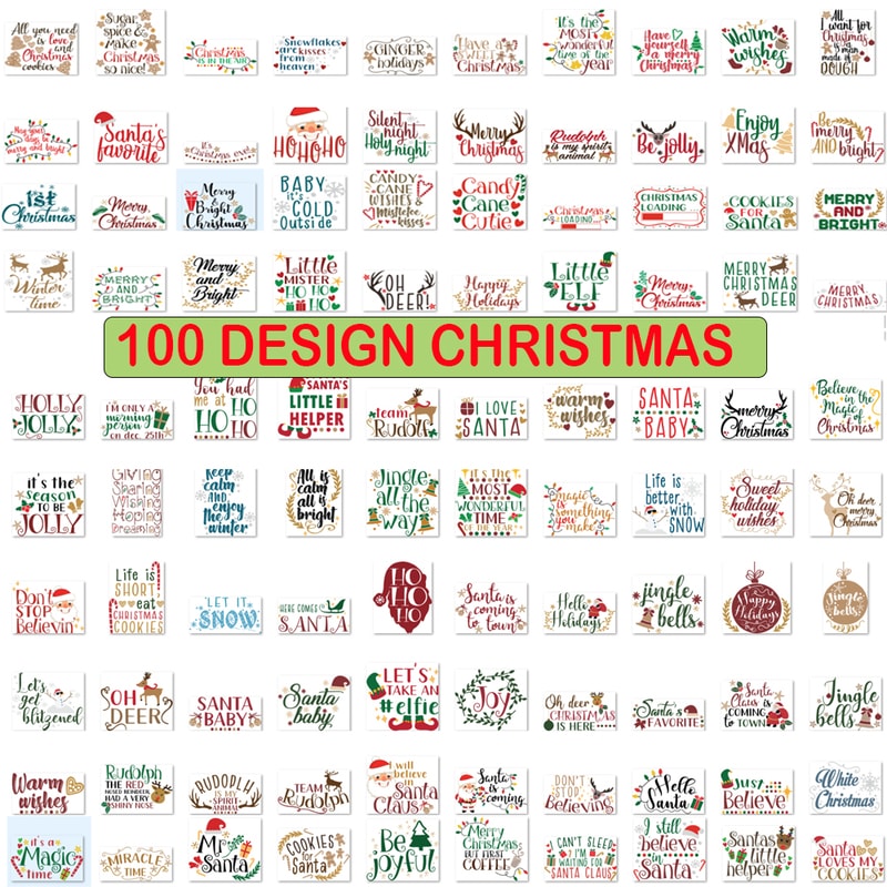 100 christmas tshirt design, bundle christmas, snow svg, snow christmas ...