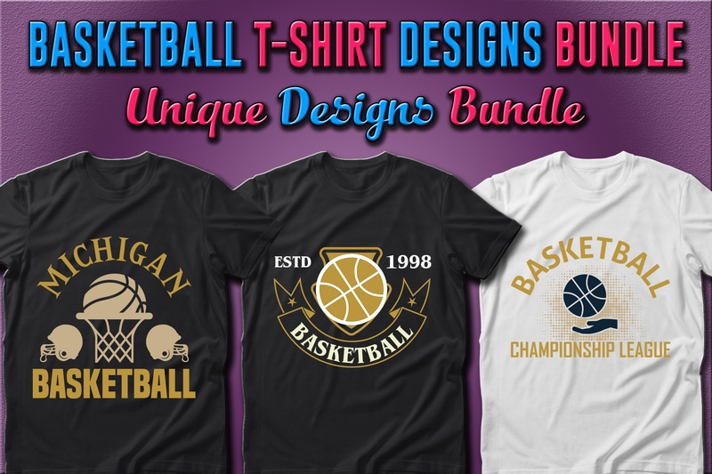 Best Selling 40 Basketball Sport T-shirt Designs Bundle