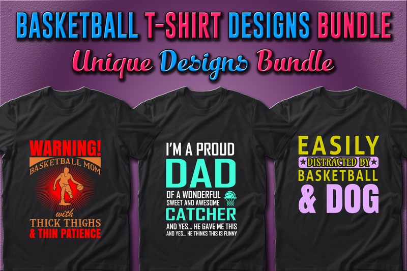 Best Selling 40 Basketball Sport T-shirt Designs Bundle