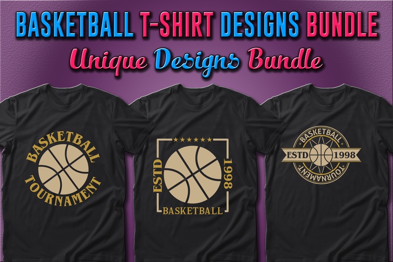 Best Selling 40 Basketball Sport T-shirt Designs Bundle