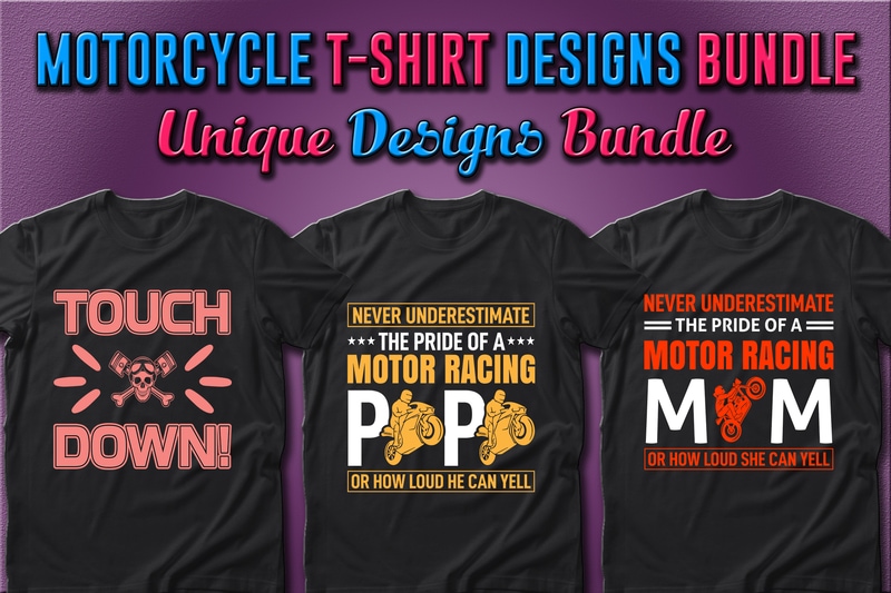 Best Selling 49 Motorcycle T-shirt Designs Bundle