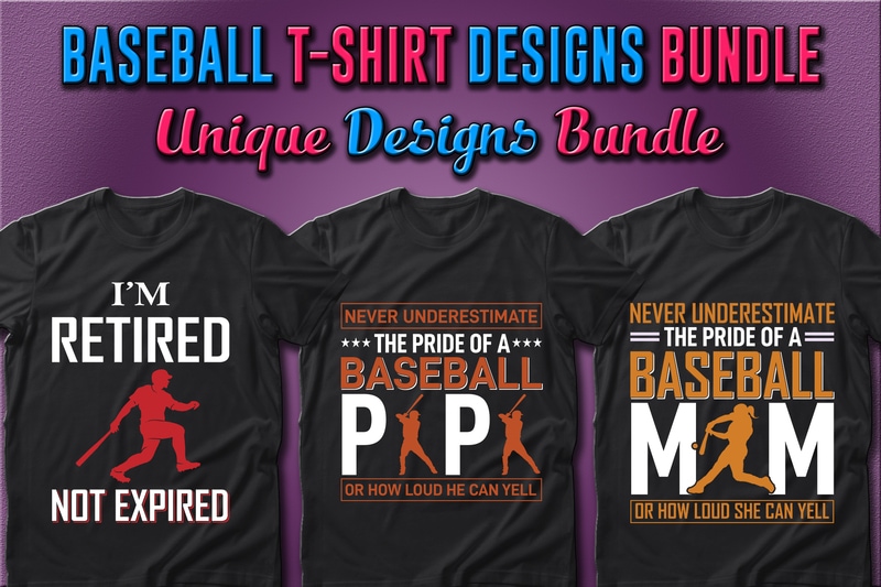 Best Selling 38 Baseball Sport T-shirt Designs Bundle