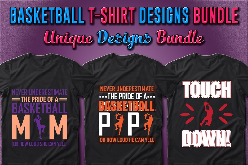 Best Selling 40 Basketball Sport T-shirt Designs Bundle