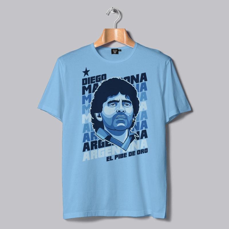 ADIOS MARADONA T-SHIRT DESIGNS BUNDLE