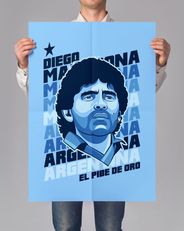 ADIOS MARADONA T-SHIRT DESIGNS BUNDLE