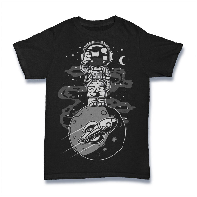 100 Astronaut Cartoon Designs Bundle - Buy t-shirt designs