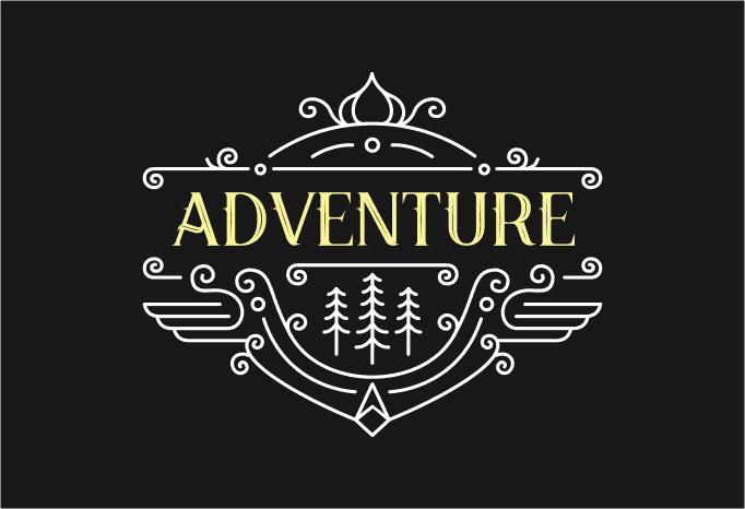 Free Adventure 2 t shirt vector