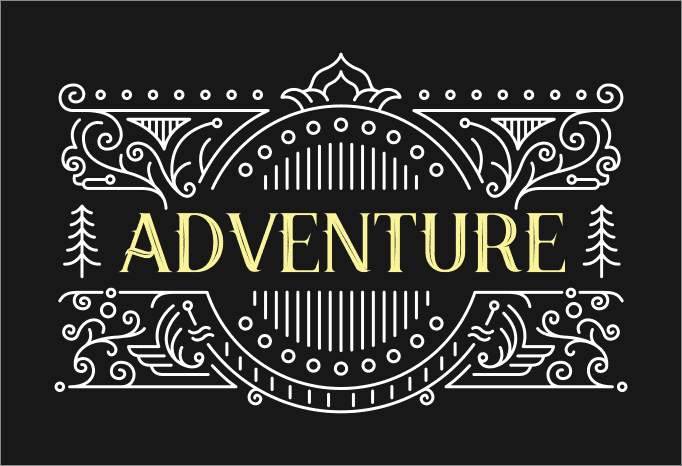 Free Adventure 1 t shirt vector