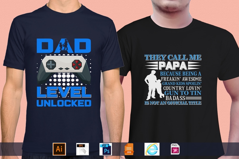 Best Selling 100 Father’s day, papa, dad, daddy T-shirt Designs Bundle – 98% Off