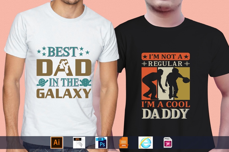 Best Selling 100 Father’s day, papa, dad, daddy T-shirt Designs Bundle – 98% Off