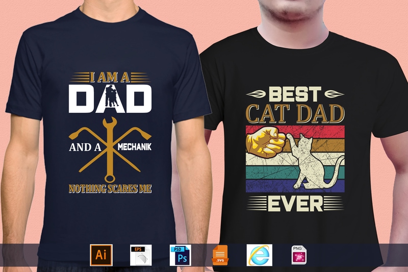 Best Selling 100 Father’s day, papa, dad, daddy T-shirt Designs Bundle – 98% Off