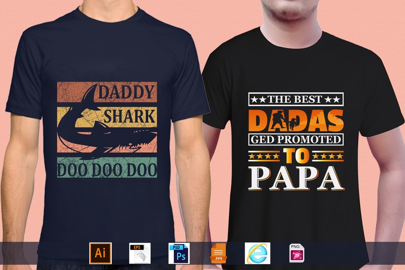 Best Selling 100 Father’s day, papa, dad, daddy T-shirt Designs Bundle – 98% Off