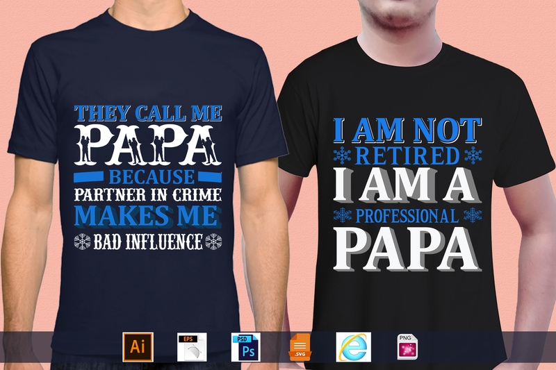 Best Selling 100 Father’s day, papa, dad, daddy T-shirt Designs Bundle – 98% Off