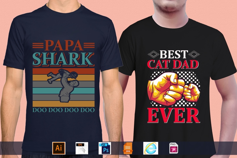 Best Selling 100 Father’s day, papa, dad, daddy T-shirt Designs Bundle – 98% Off