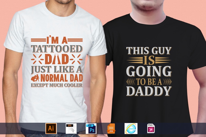 Best Selling 100 Father’s day, papa, dad, daddy T-shirt Designs Bundle – 98% Off