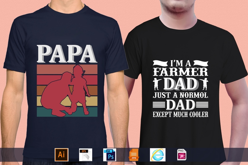 Best Selling 100 Father’s day, papa, dad, daddy T-shirt Designs Bundle – 98% Off