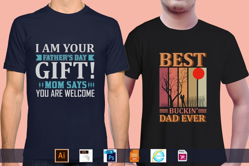 Best Selling 100 Father’s day, papa, dad, daddy T-shirt Designs Bundle – 98% Off