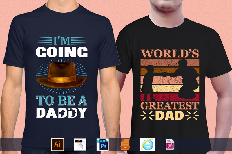 Best Selling 100 Father’s day, papa, dad, daddy T-shirt Designs Bundle – 98% Off