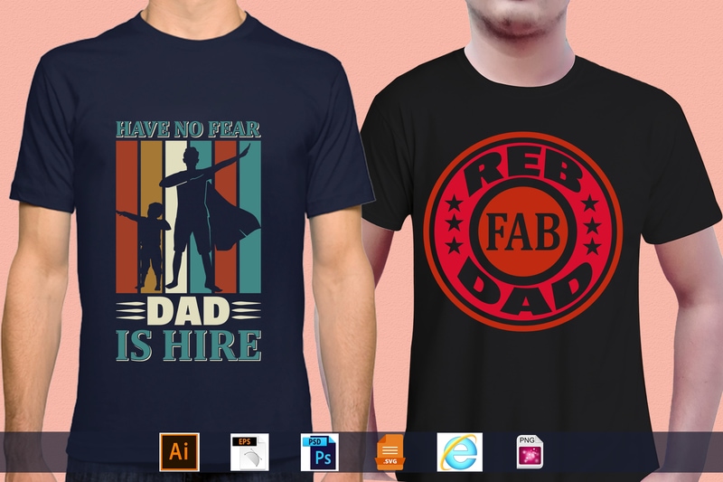 Best Selling 100 Father’s day, papa, dad, daddy T-shirt Designs Bundle – 98% Off