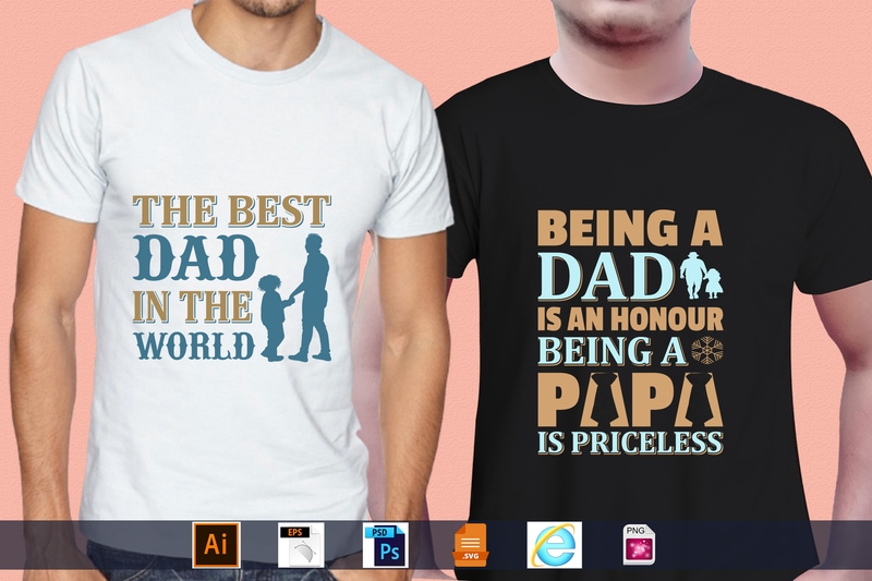 Best Selling 100 Father’s day, papa, dad, daddy T-shirt Designs Bundle – 98% Off