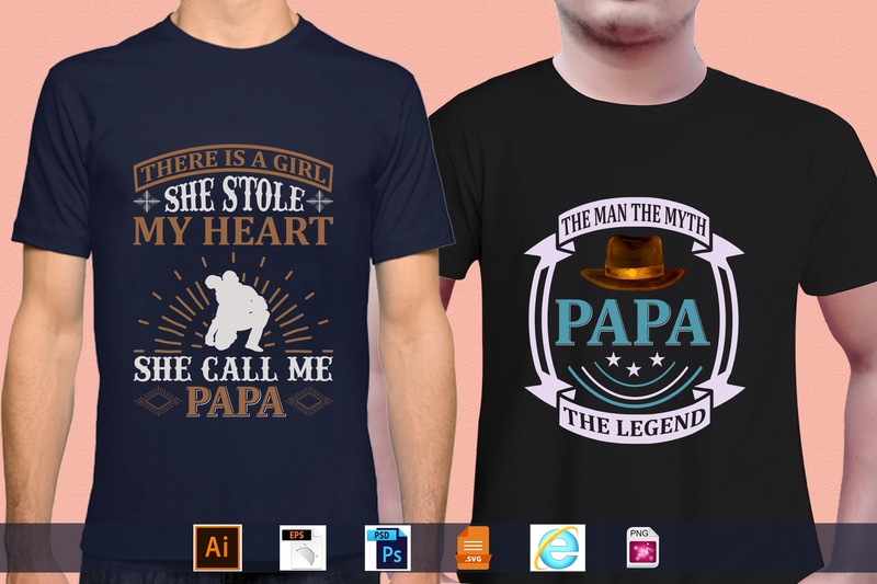 Best Selling 100 Father’s day, papa, dad, daddy T-shirt Designs Bundle – 98% Off