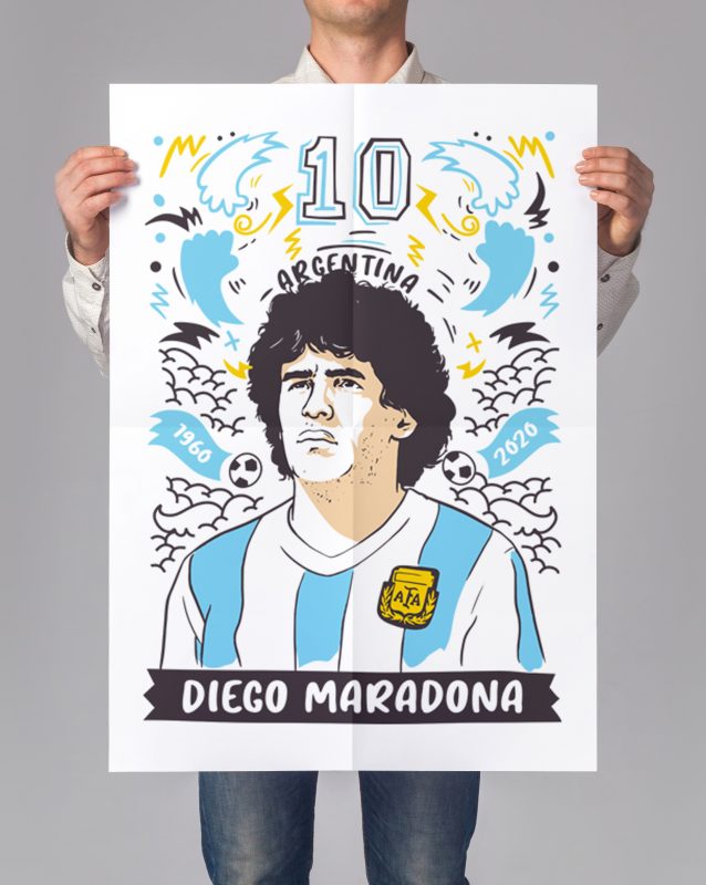 ADIOS MARADONA T-SHIRT DESIGNS BUNDLE