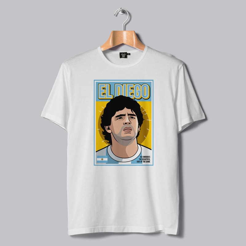 ADIOS MARADONA T-SHIRT DESIGNS BUNDLE