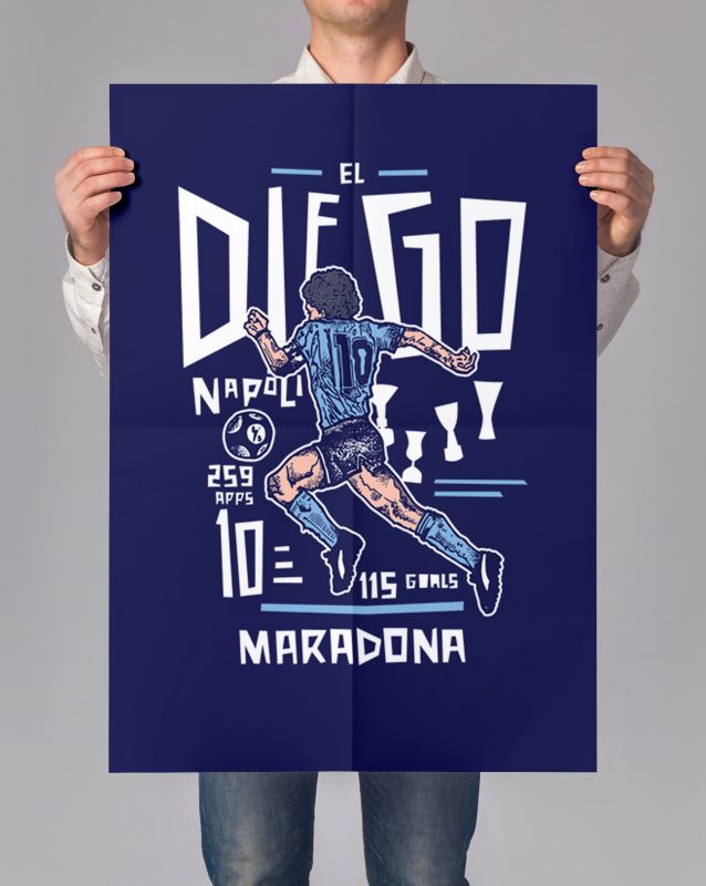 ADIOS MARADONA T-SHIRT DESIGNS BUNDLE