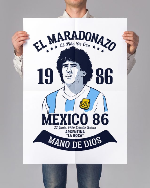 ADIOS MARADONA T-SHIRT DESIGNS BUNDLE