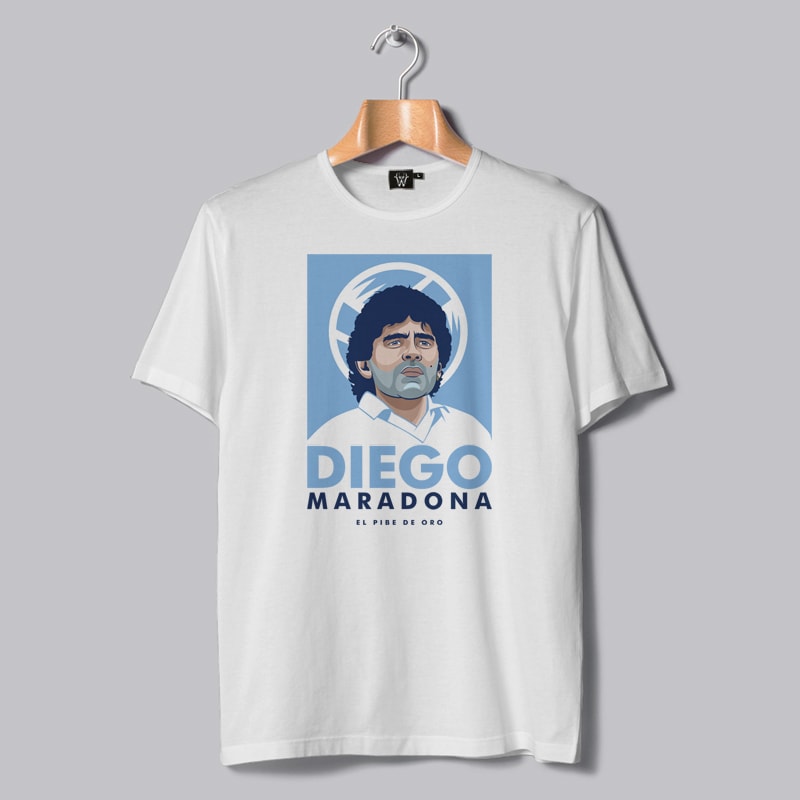 ADIOS MARADONA T-SHIRT DESIGNS BUNDLE