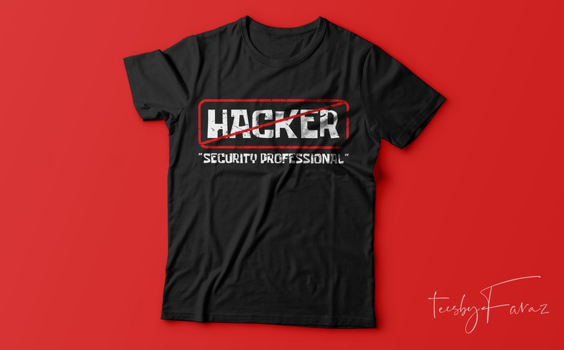 Free Security professional t shirt design for sale