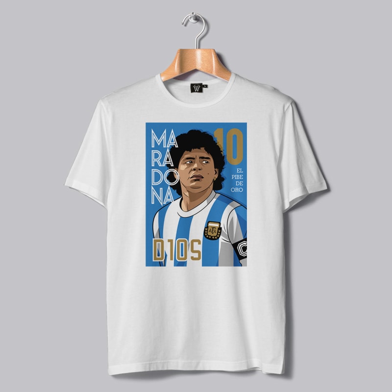 ADIOS MARADONA T-SHIRT DESIGNS BUNDLE