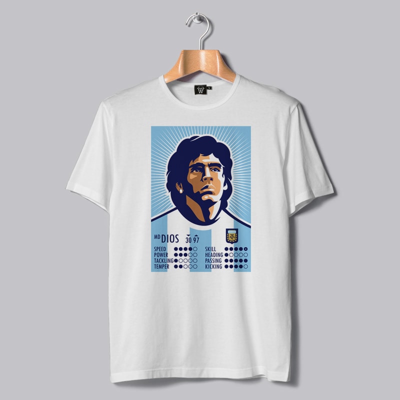 ADIOS MARADONA T-SHIRT DESIGNS BUNDLE