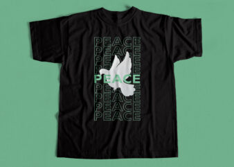 Peace T shirt design for sale