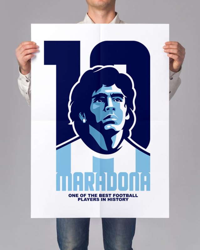 ADIOS MARADONA T-SHIRT DESIGNS BUNDLE