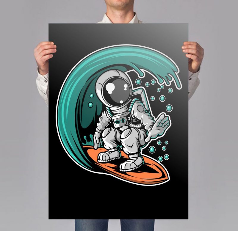 50 Astronaut Cartoon Designs Bundle #3