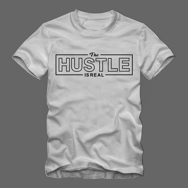 hustle t shirt design