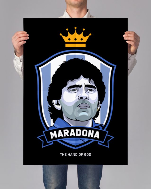 ADIOS MARADONA T-SHIRT DESIGNS BUNDLE