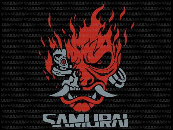 Download Vintage Samurai Retro Japanese Gaming 2077 Art Game Style Svg Samurai Svg Buy T Shirt Designs