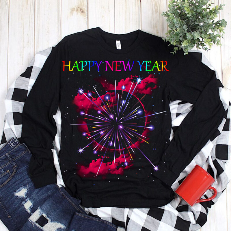 New Year fireworks PNG, New Years Eve Png, Holiday T Shirt Png, New Year vector, Happy New Year 2021 Png, Fireworks Png, Happy New Year vector, New Year, Firework