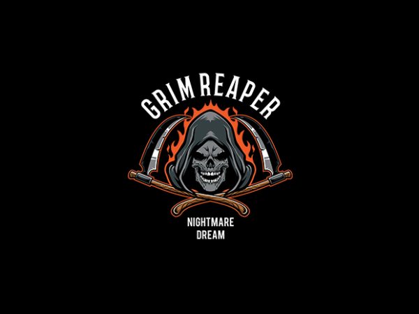 Download Grim Reaper Vector T Shity Design Buy T Shirt Designs