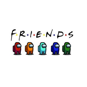 Download Friends Among us - amongus Design SVG - AI - EPS - PNG ...